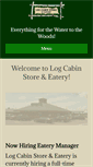 Mobile Screenshot of logcabinstoredanbury.com